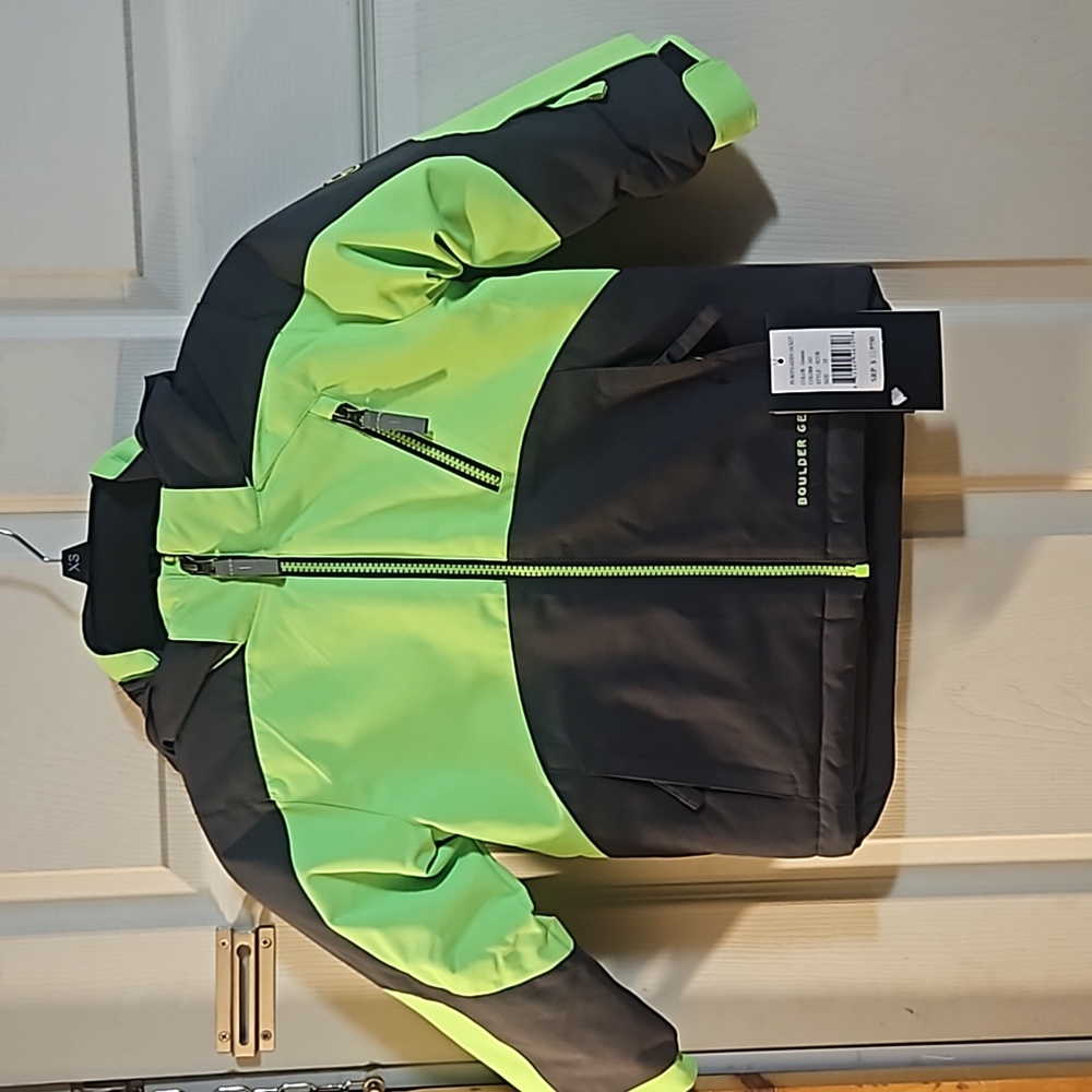 BOULDER GEAR BOYS AIDEN JACKET: GRAY/GREEN: NEW WITH TAGS: SIZE 3T